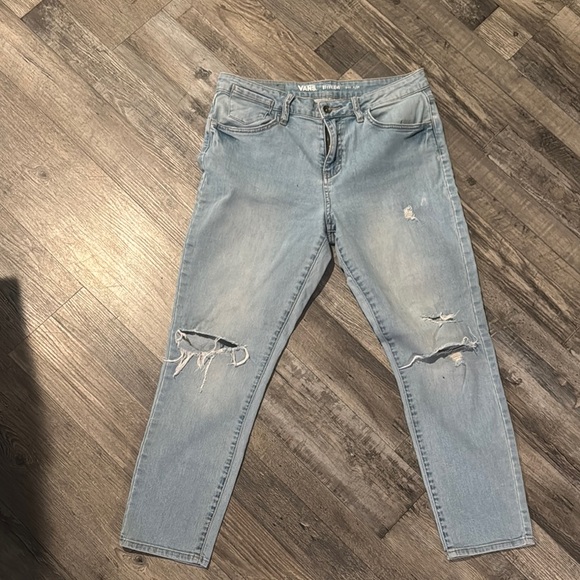 Vans- Light Blue Skinny Distressed Jeans - Picture 1 of 1